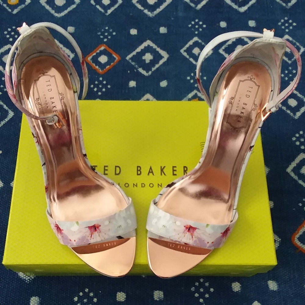 Ted Baker Oriental Blossom  Ankle Strap Sandals